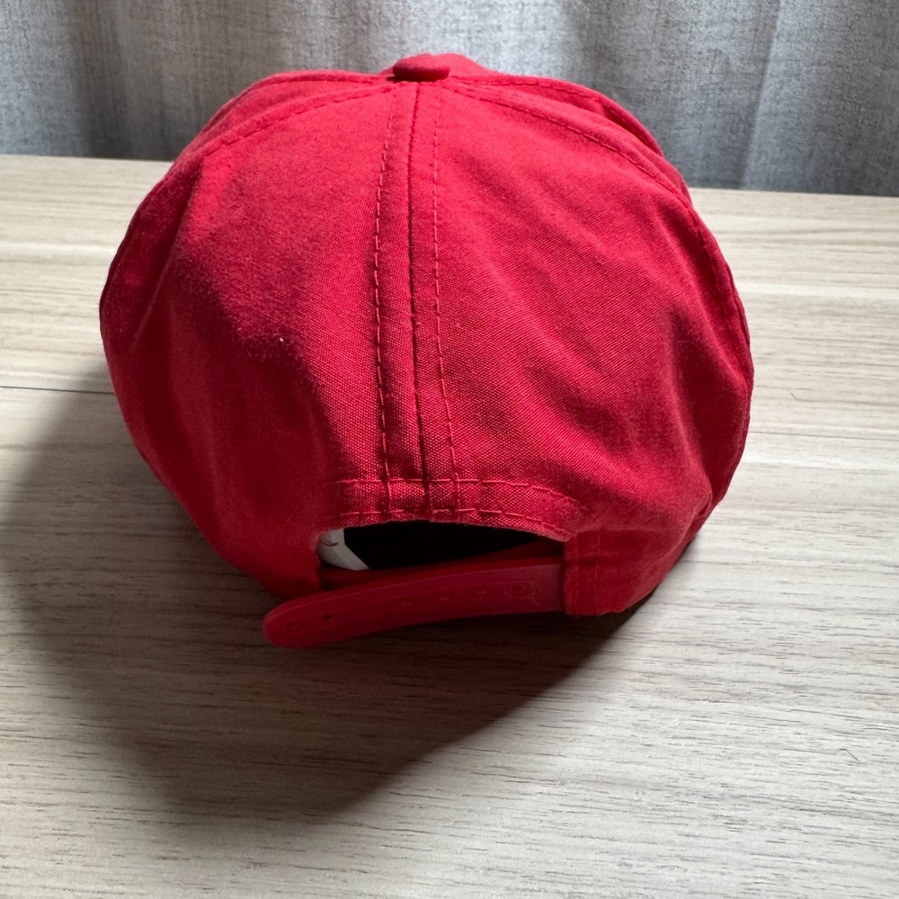 Unbranded Shelby‎ Concrete Inc Hat Mens OS Red Vintage Rope Snapback Trucker - Picture 3 of 4